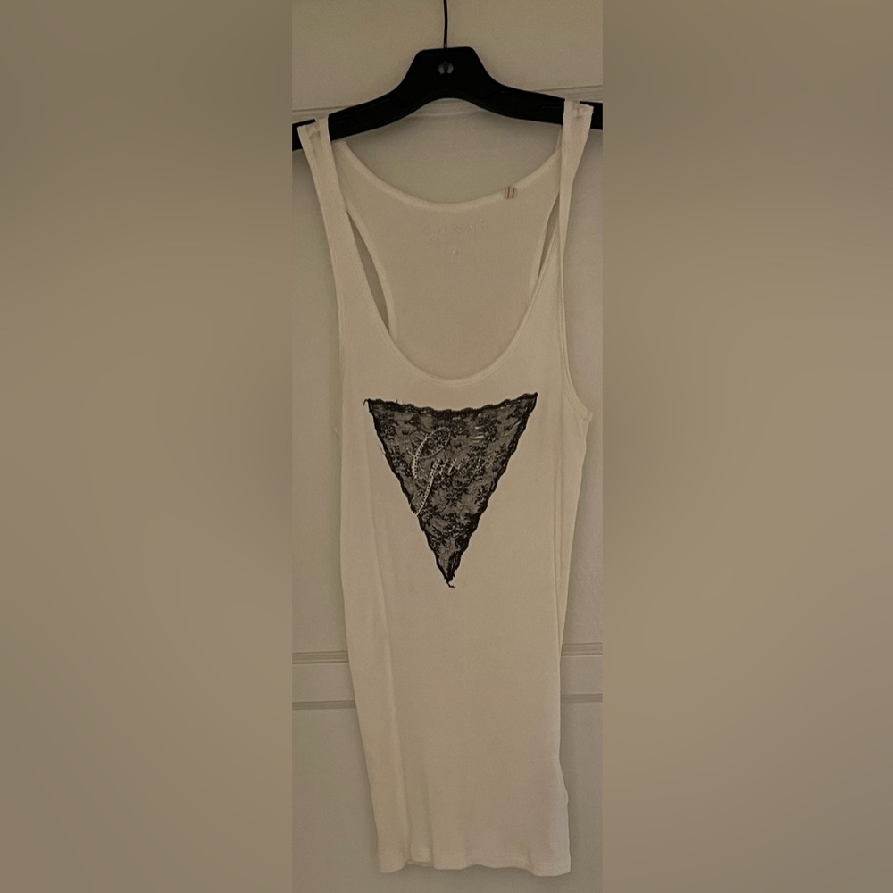 White Guess Top